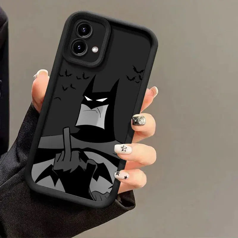 B-Bats-Mans Marvel Phone Case for Motorola Moto Edge 70 60 Fusion 50 Pro 40 Neo G06 G56 G86 G85 G84 G75 G56 G53 G52 30 G14 Cover