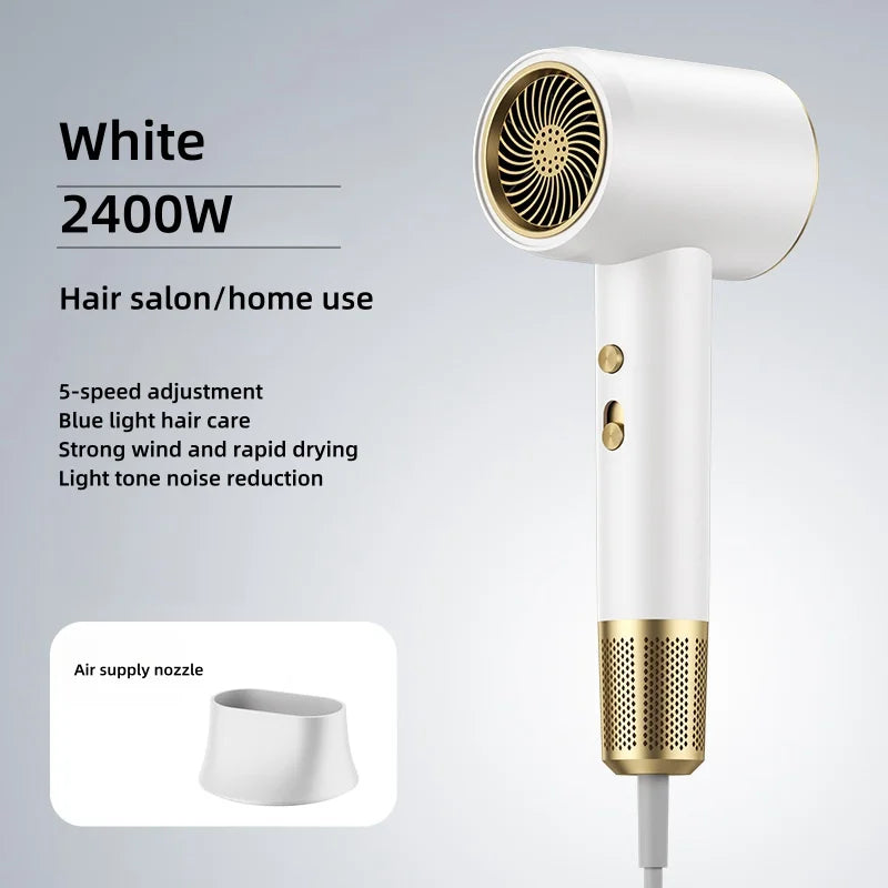Manufacturer's Direct Selling High-Speed Hair Dryer 2400w High-Power Negative Ion Blue Light Hair Care Home Hair Salon Hair Drye