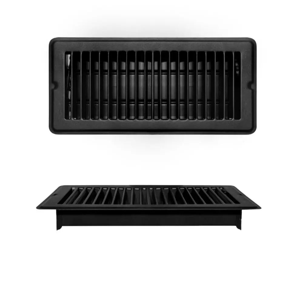 Metal Floor Register Cover 4*10 Inch Anti-blocking Floor Vent Covers Rust-proof Air Cover Heavy Duty Vent Grille Office Building