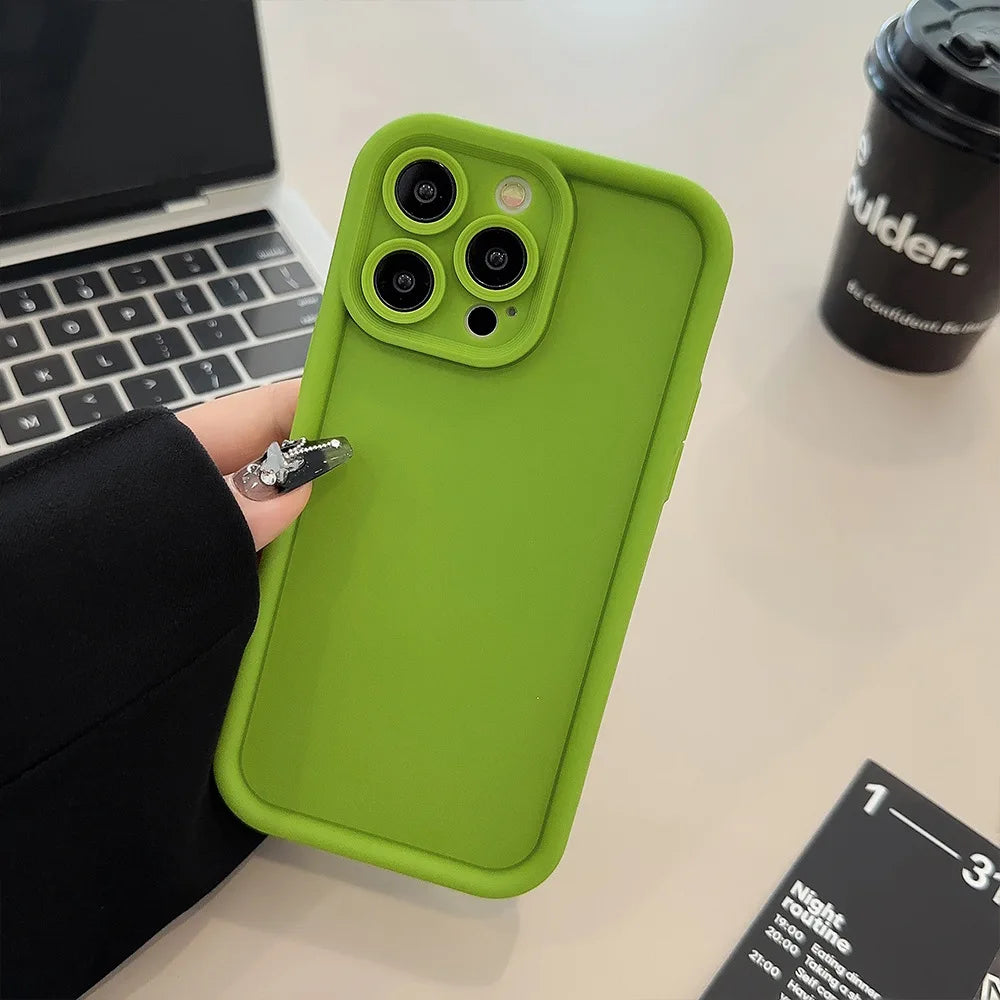 Beige Brown Black Stylish Phone Case for iPhone 15 14 13 12 11 Pro Max Plus 7 8 SE X XR XS Max, Slim Protective Shockproof Cover