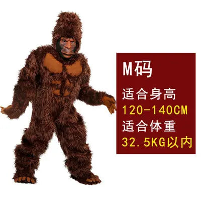 COS Halloween stage costume, adult brown costume