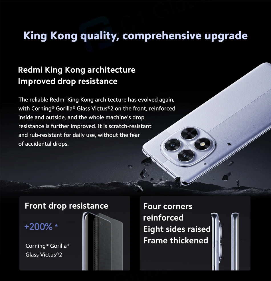 Xiaomi Redmi Note 14 Pro Chinese Version 120Hz 50MP Xiaomi HyperOS 5500mmAh(typ) battery 45W turbo charging Dimensity 7300-Ultra