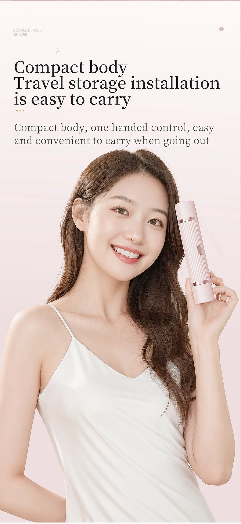 Electric Razor for Woman Bikini Trimmer Body Epilator Women Electric Shaver for Private Area Underarm Legs Facial Hair Removal