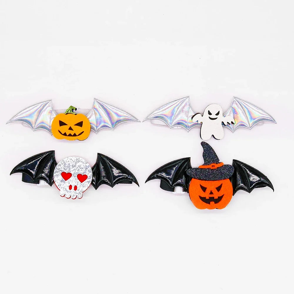 50/100pcs Halloween Dog Bowties Skull For Dogs Bow Tie  Samll Dog Cat Grooming Accessories Dogs Holiday Decoration Supplies