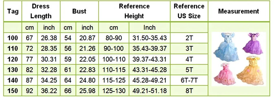 Kids Princess Costume Children Elsa Anna Halloween Dress Girl Jasmine Moana Dinner Dress Rapunzel Mermaid Pageant Disguise 3-10Y