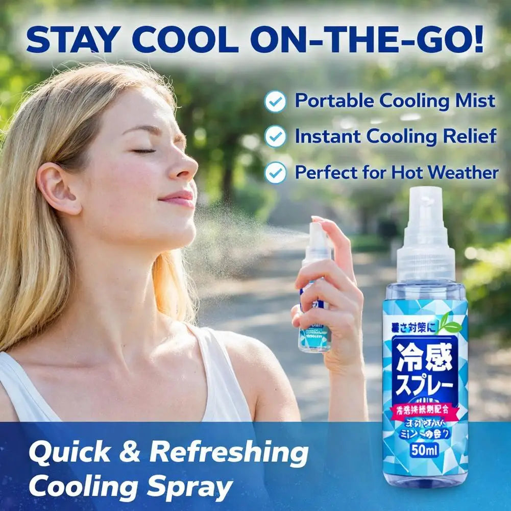 Cooling Spray Outdoor Sun Protection And Cooling Spray,Cooling Spray Students Summer An Excellent Anti-Heat And Cooling Solution