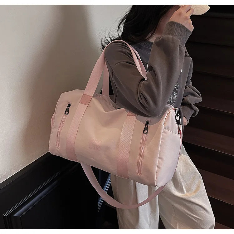 Fashion Travel Bags For Women Large Capacity Men's Sports Bag Waterproof Weekend Sac Voyage Female Messenger Bag Dry And Wet