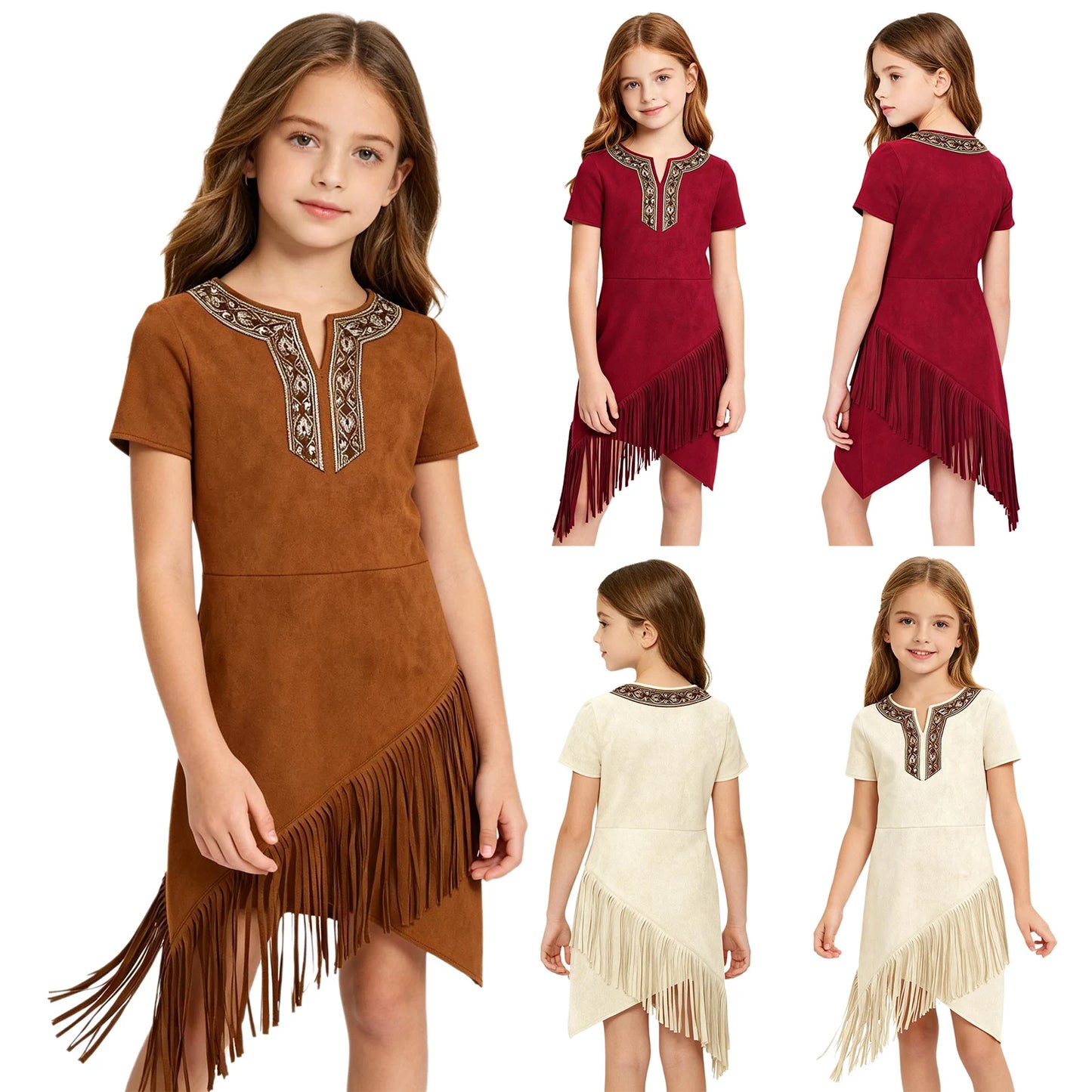 Halloween Indian Princess Costumes Big Girls Pocahontas Huntress Costume Purim Party Mardi Gras Fancy Dress Up Savage Forest