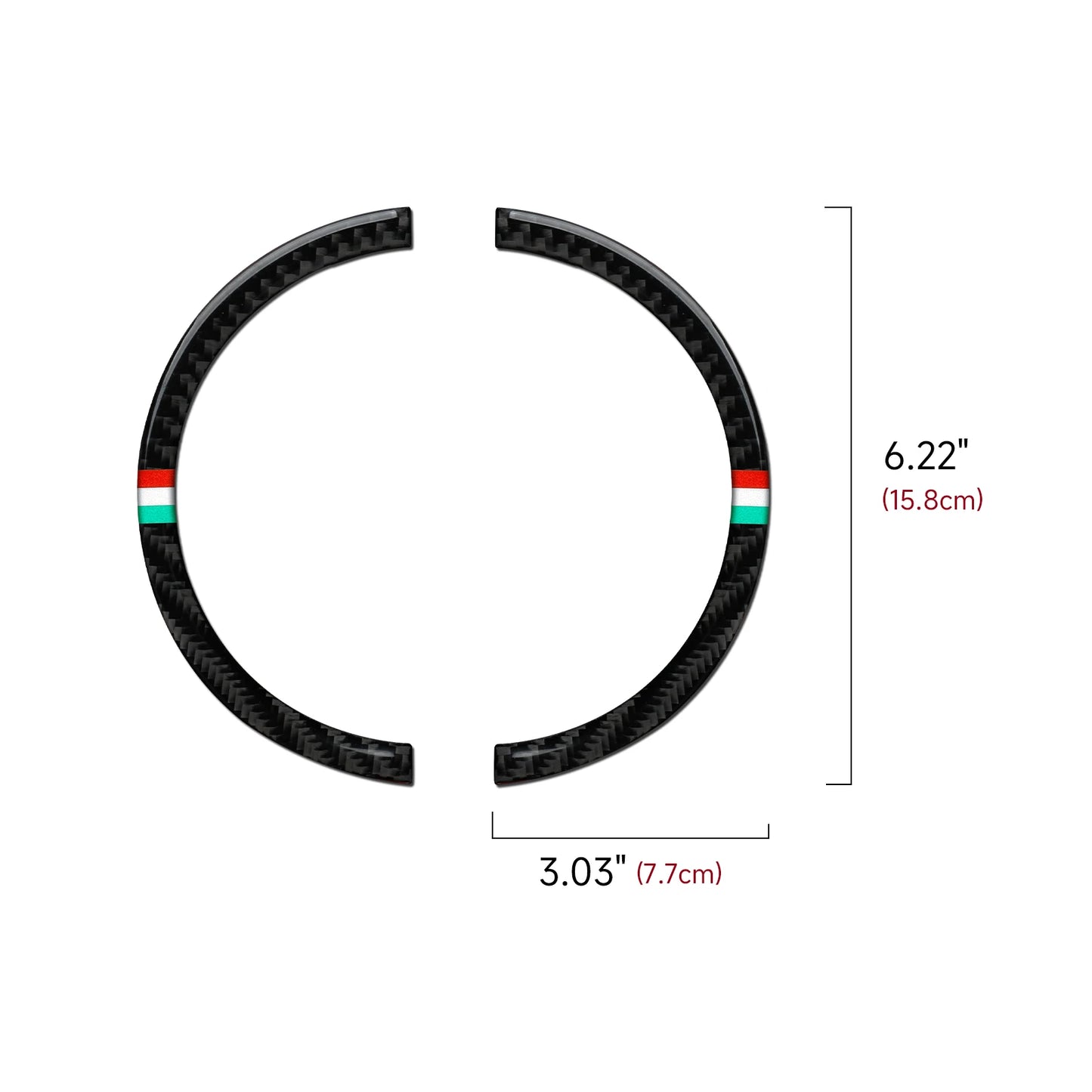 Car Inner Door Bowl Decorative Strip For Fiat Abarth 500 500C 500e 595 595C 695C Carbon Fiber Interior Sticker Car Accessories