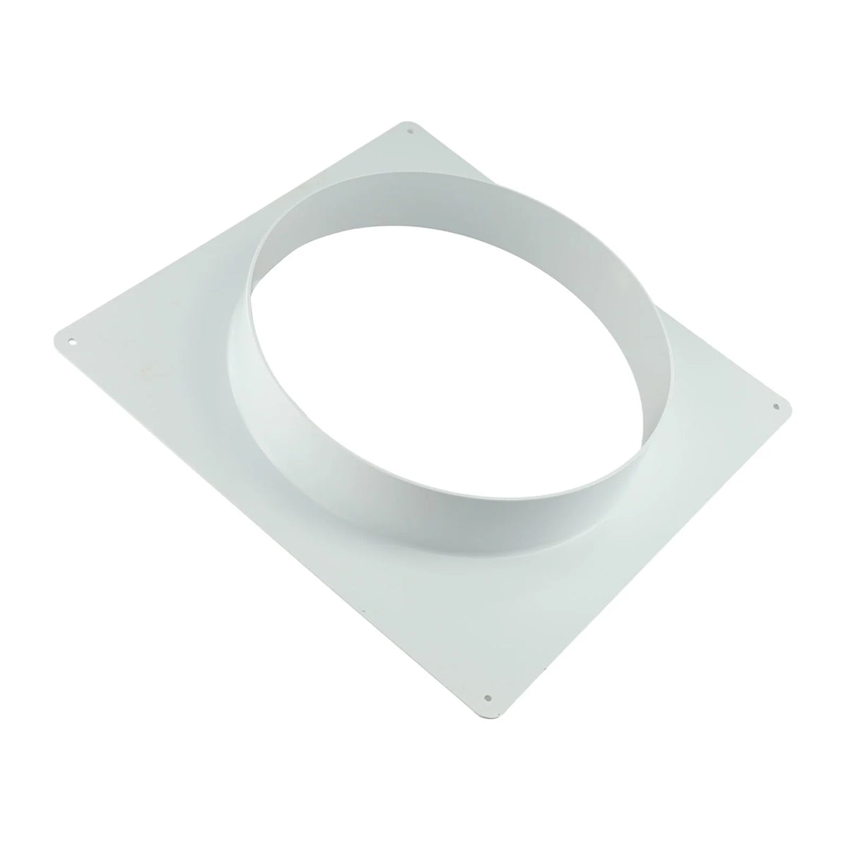 1pc Exhaust Pipe Straight Pipe 100-300MM ABS Air Duct Connectors Flange Ventilation Ducting Replaceable Accessories White