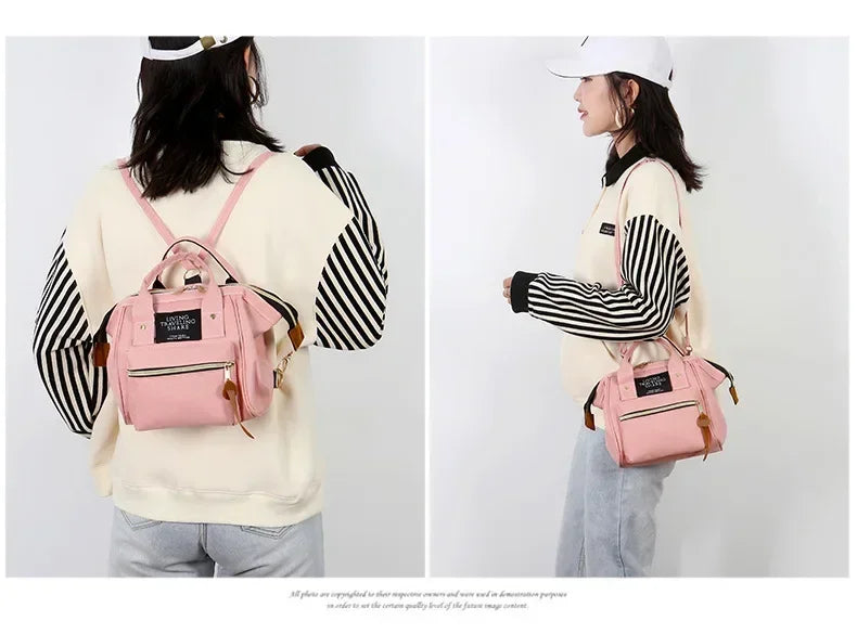 Small size mother and baby mother storage bag handbag travel backpack diaper bag baby stroller accessories