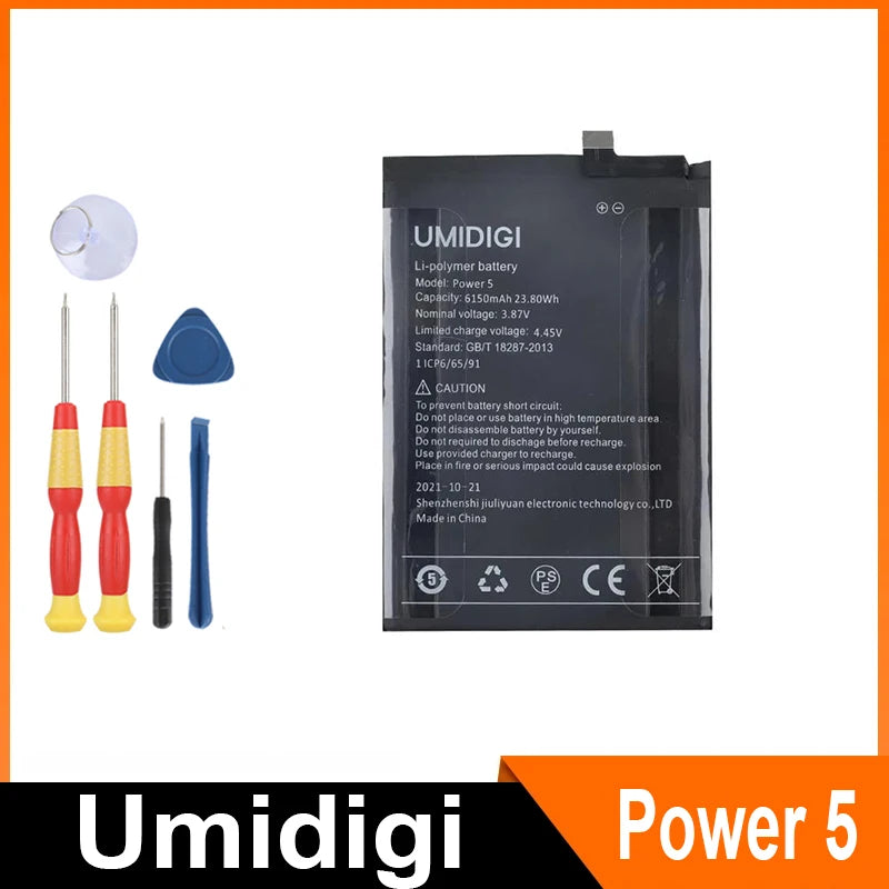 For Umidigi Bison/Bison 2 Pro/Bison 2/Bison X10 Pro/Bison X10/Power 5/A9 Pro Phone / Battery Mobile Phone Accessories