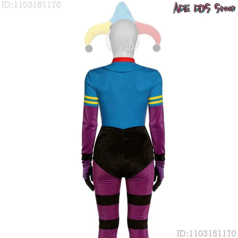 The Cosplay Prototype Costume Hat Horror Game Roleplay Jumpsuit 110-190 Scary Evil Halloween Outfits Clown Monster Zentai