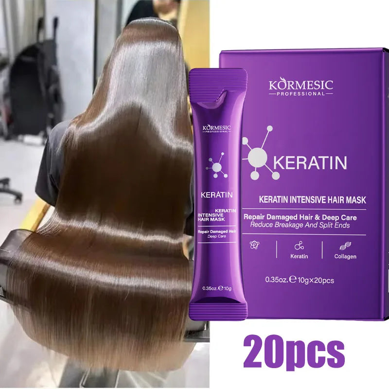 Magical Keratin Hair Mask 5 Seconds Repair Damaged Frizzy Hair Soft Smooth Shiny Nutrition Deep Moisturize Nourishing Hair Care
