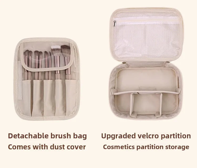 New Women's Cosmetic Bag Portable Storage Bag Large Capacity Luxury Makeup Bag Travel Organizer Essentials Toiletry Bags