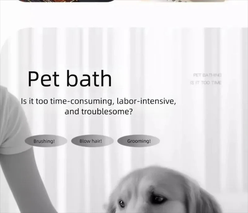 Small Dog Dryer Pet Heating Hair Puppy Dryer Cat Hair Blow and Comb 2in1 Hair Dryer for Small Middle Dogs Quick Drying