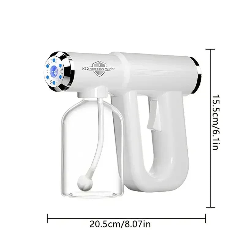 Blue Light Nano Hair Care Spray 300ML - USB Rechargeable Wireless Steam, Professional Styling Tool