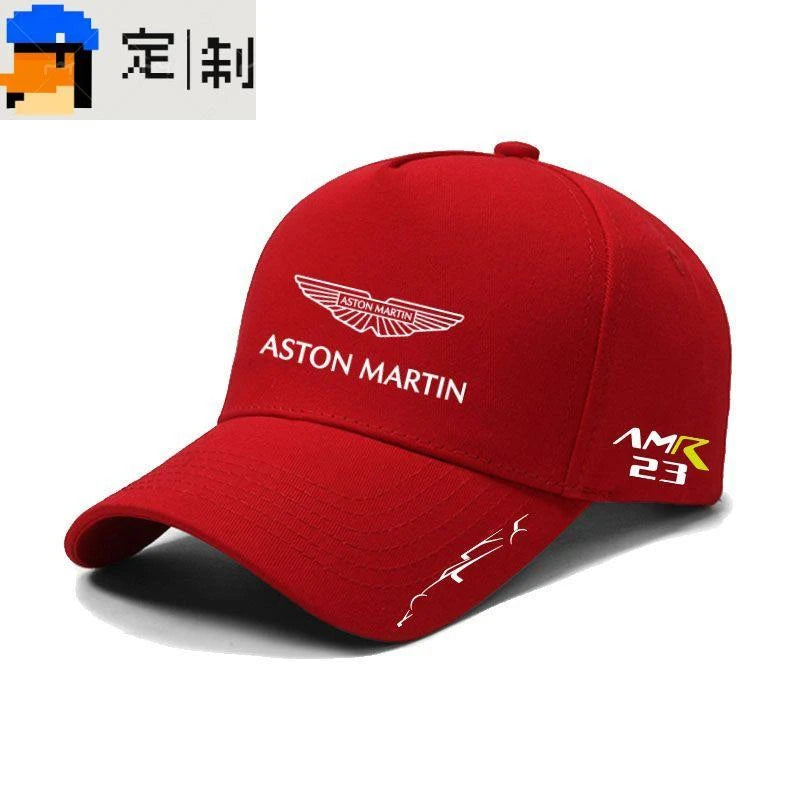 Breathable Hat  For Aston Martin DBX DBS V12 V8 DB11 DB9 Rapide AMR Vantage Personalized Cotton Racing Driver Baseball Cap