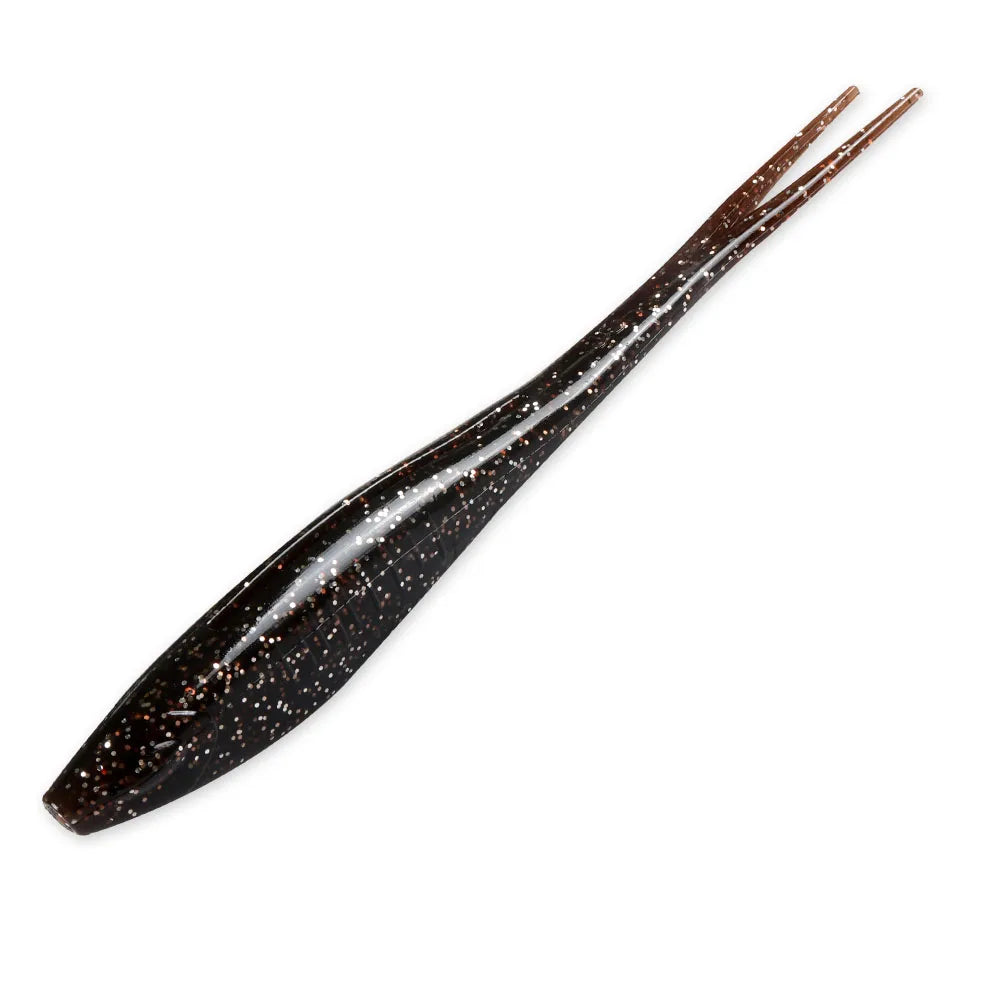 JOHNCOO 3pcs Floating Drop Shotting Soft Bait Fishing Lure 180mm V-shape Split Tail Swimbait Worm Topwater 18g