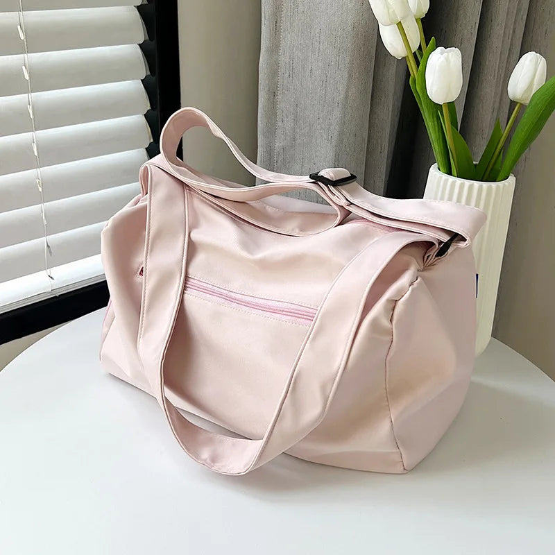 2025 Large capacity Travel Tote Bags for Women nylon Shoulder Messenger Bag Sports Yoga Satchels Fashion Woman Handbag
