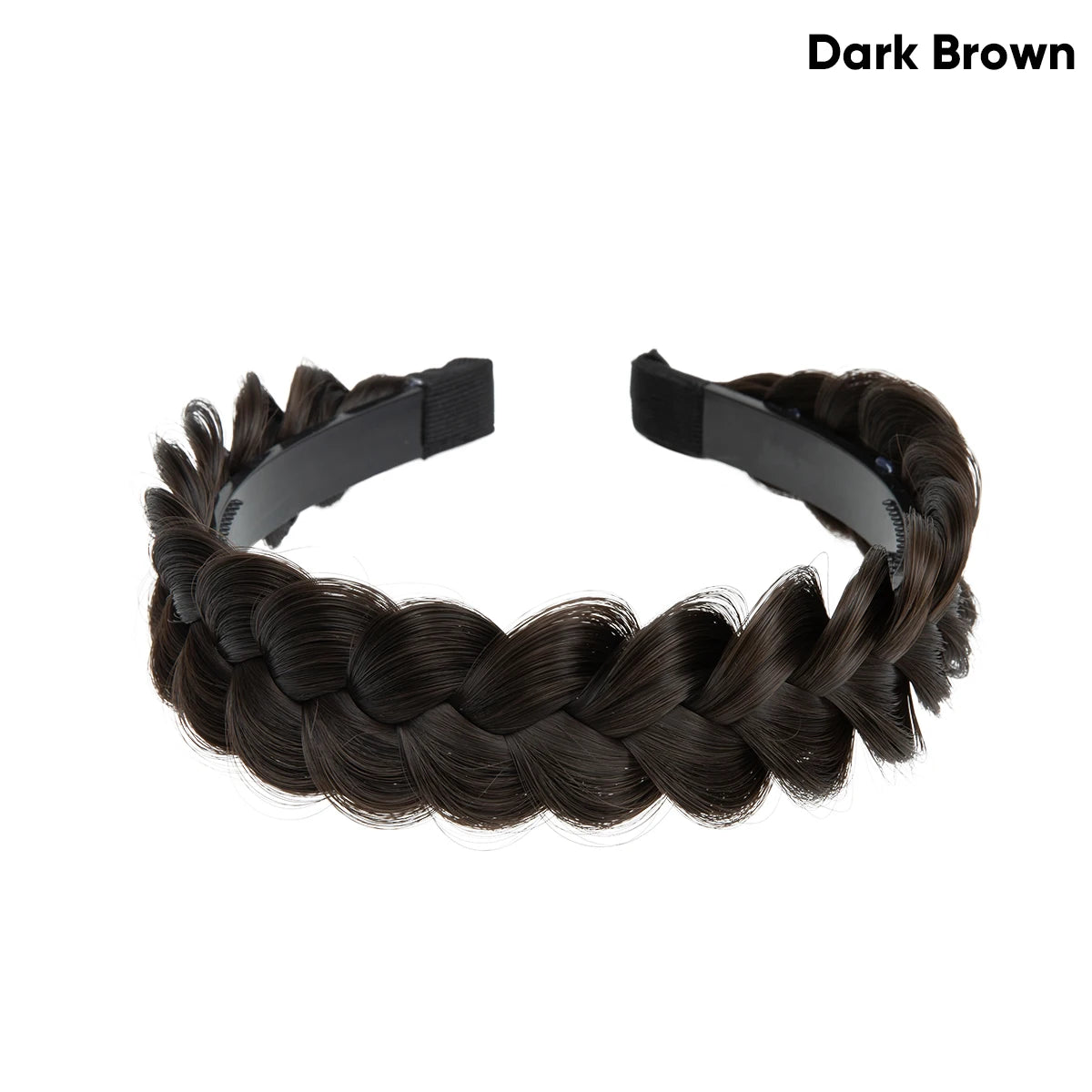 SARLA High-Quality Synthetic Fiber Braided Headband Wig, Fishtail Braid Headband, Bohemian Style Women's Hair Accessory Wig, sui