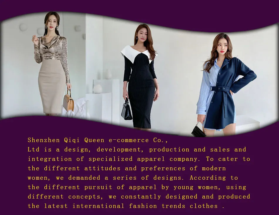 H Han Queen Elegant 2 Piece Office Dress Women Summer Simple Basic A-Line Dresses Short Sleeve Slim Long Casual Party Vestidos