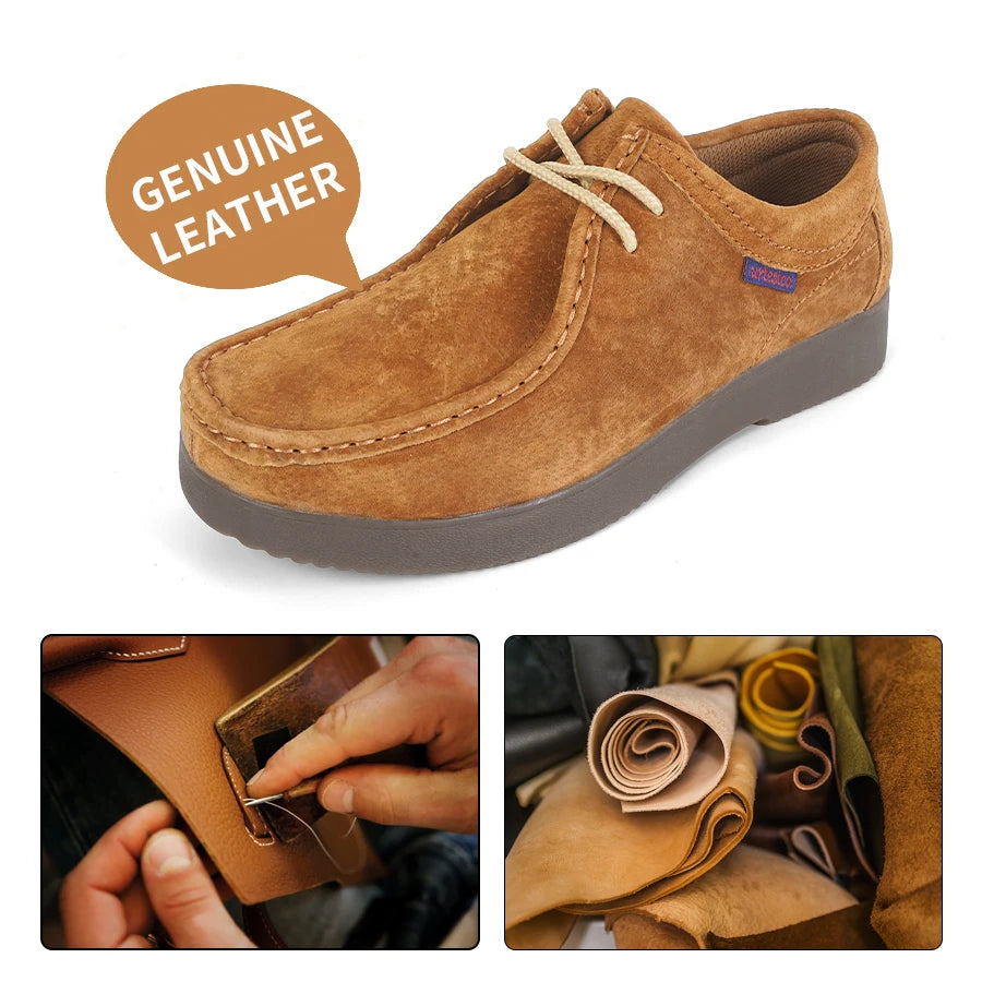 Men's Premium Leather Hand-Sewn Shoes Fashionable Casual  Loafers Shoes Elegant Mocasins Man Shoes,Suit For Daily Wear&Working