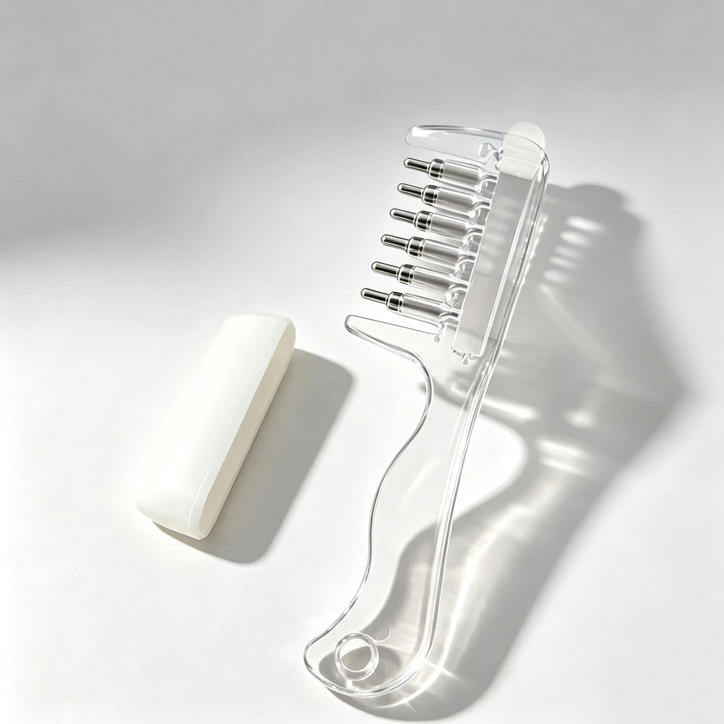 Scalp Liquid Applicator Comb, Refillable Hair Serum Oil Dispensing Comb, Roller Ball Massage Comb For Hair Root Treatment