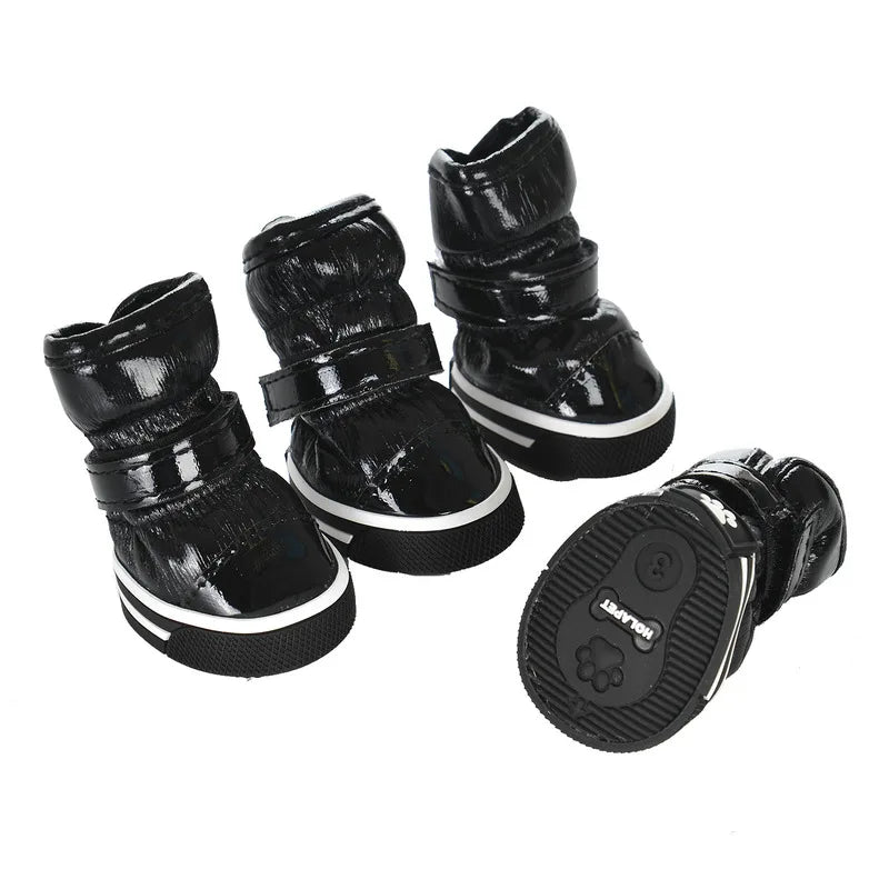 Winter Warm Dog Shoes For Small Dogs Cats Outdoor Non-slip Waterproof Snow Boots Puppy Chihuahua Yorkies Pug Footwear Pet Shoes