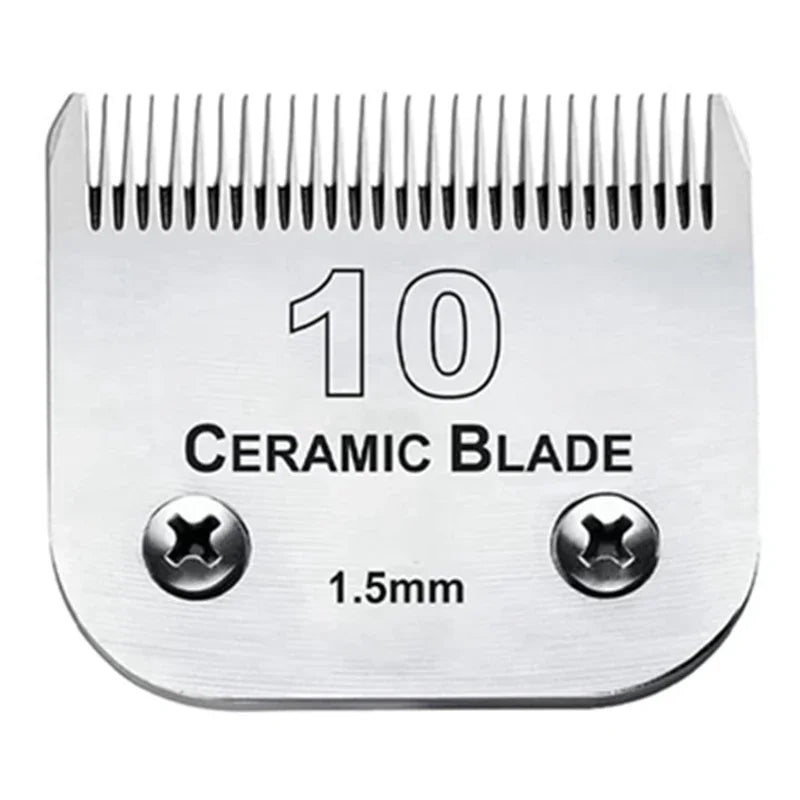 Detachable Pet Dog Grooming Clipper Ceramic Edge Blade Compatible with most Andis,Oster A5,Wahl KM10 Series Clippers