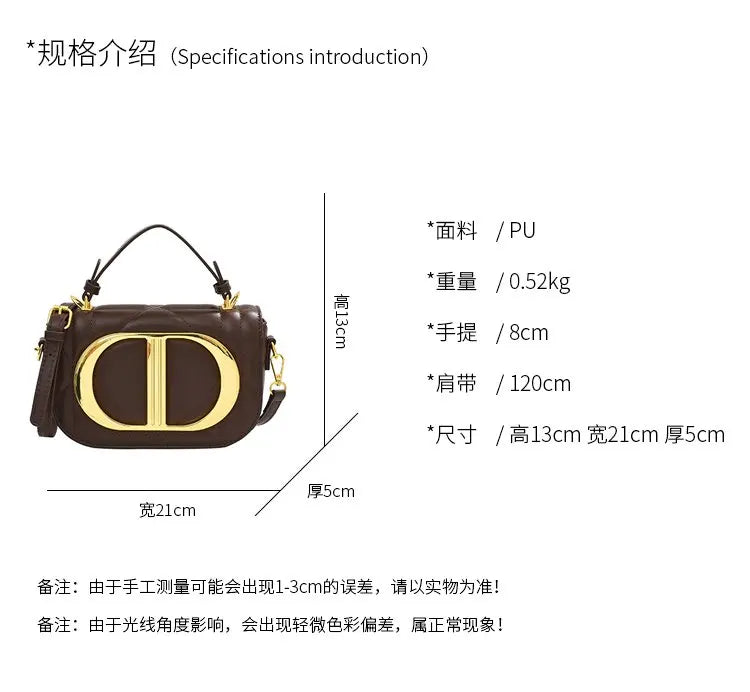Luxury Chic Designer Diaper Bag For Women Large Capacity Tote Elegant Leather Crossbody Handbag For Fashionable And Practical