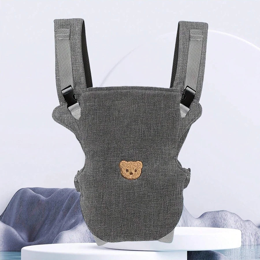 1Pc Ergonomic Multifunctional Baby Carrier - 4-in-1 Portable Baby Travel Gear, with Adjustable and Comfortable Front and Back Straps, the Perfect Gift for Baby's Welcome Party, Halloween, Christmas, and New Year