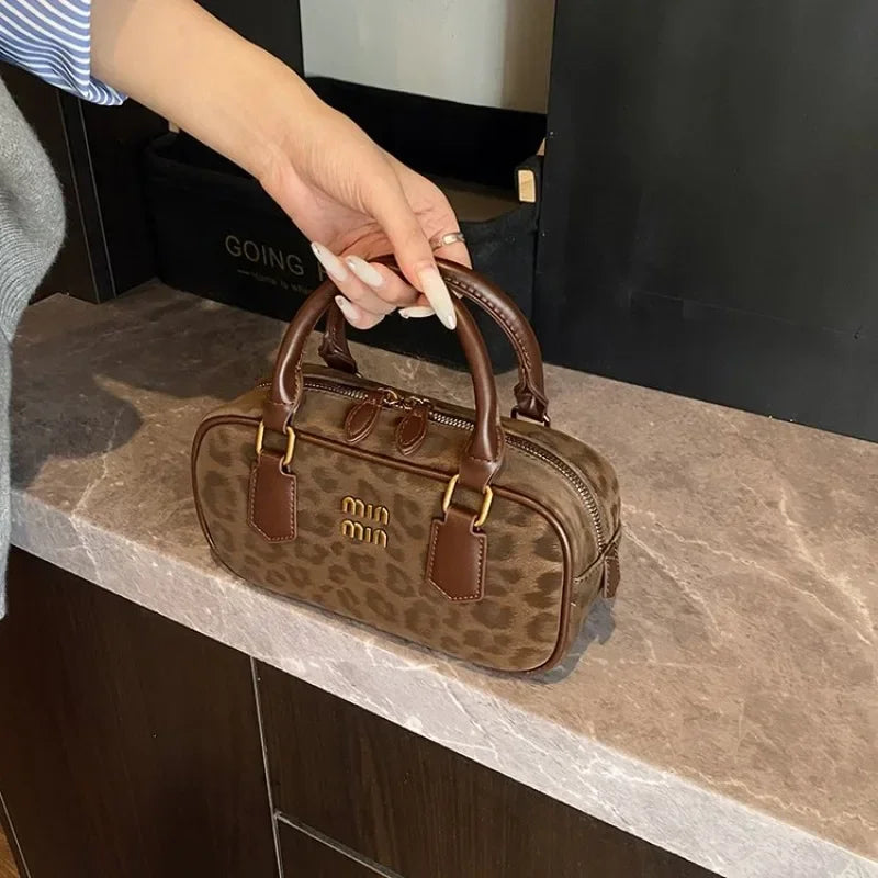 Original Square Leather Satchel Handbag Women Designer Tote Shoulder Crossbody Purse Luxury Diaper Bag