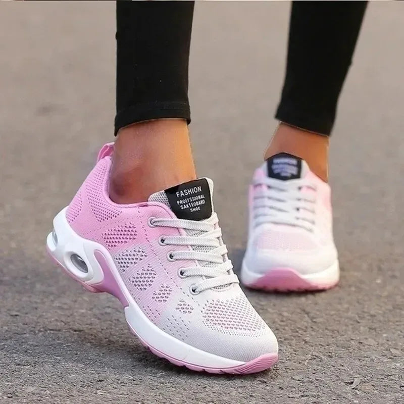 Women Running Shoes Breathable Casual Shoes Outdoor Light Weight White  Sports Shoes Casual Walking Sneakers for Wamen