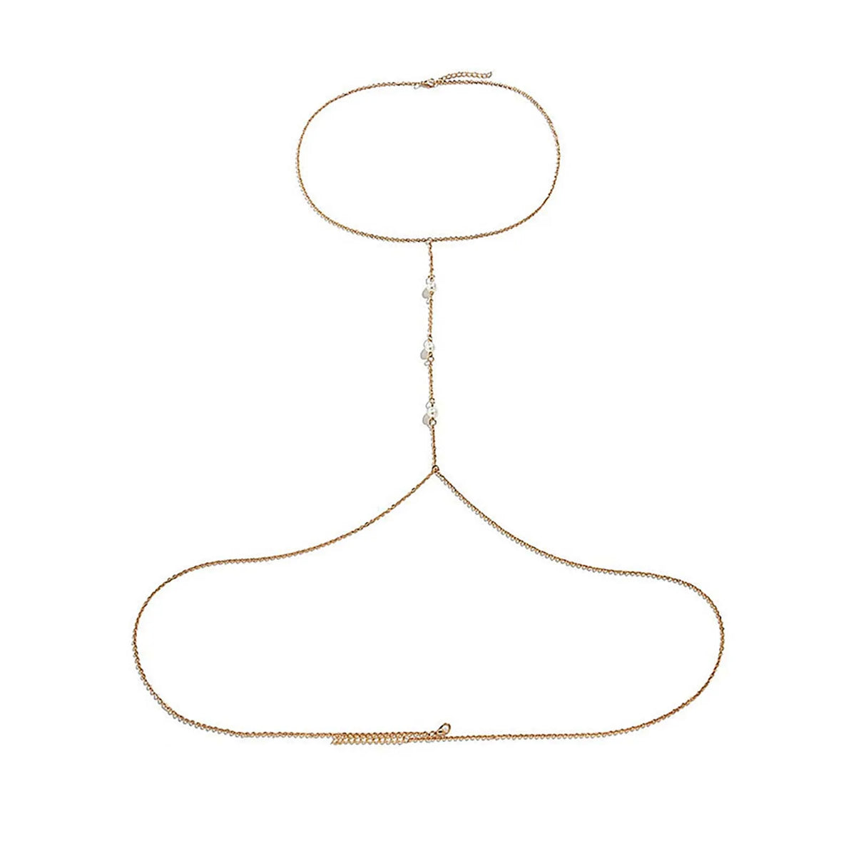 Sexy Belly Cross Bodychain Women Summer Slim Body Chain Jewelry Fits Girl Beach Bikini Body Jewelry Dress Matching Decoration