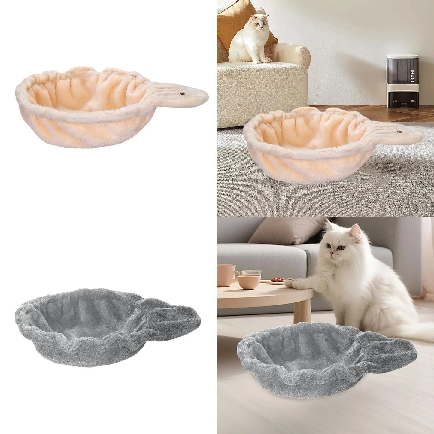 Cat Tree Hammock, Lounger, Soft Cat Nest for Pet Cat Tree Accessories Comfortable Attachment Basket for Kitten Indoors Pet Cats