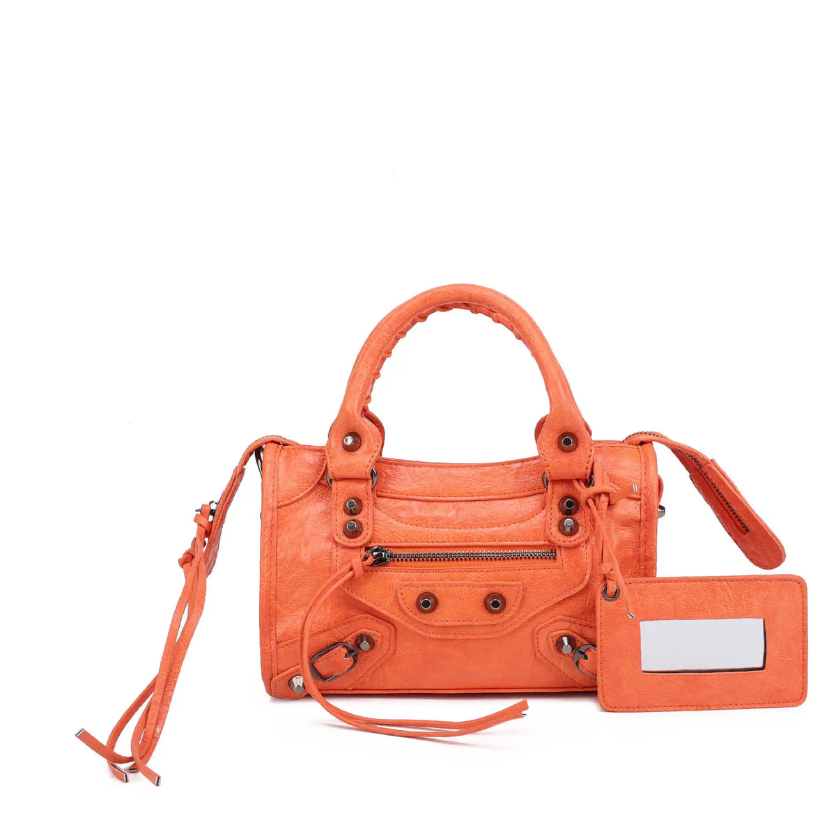 Luxury Designer City Motorcycle Shoulder Tote Bag for Women Large Capacity Autumn Winter Handbag Crossbody Stylish Women's Bag