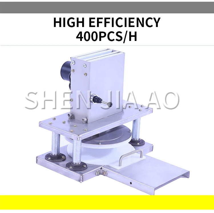 Noodle Pressing Machine 400pcs/H Electric Commercial Hand-grabbing Cake Pressing Machine Dough Flattening Machine Pressing Dough
