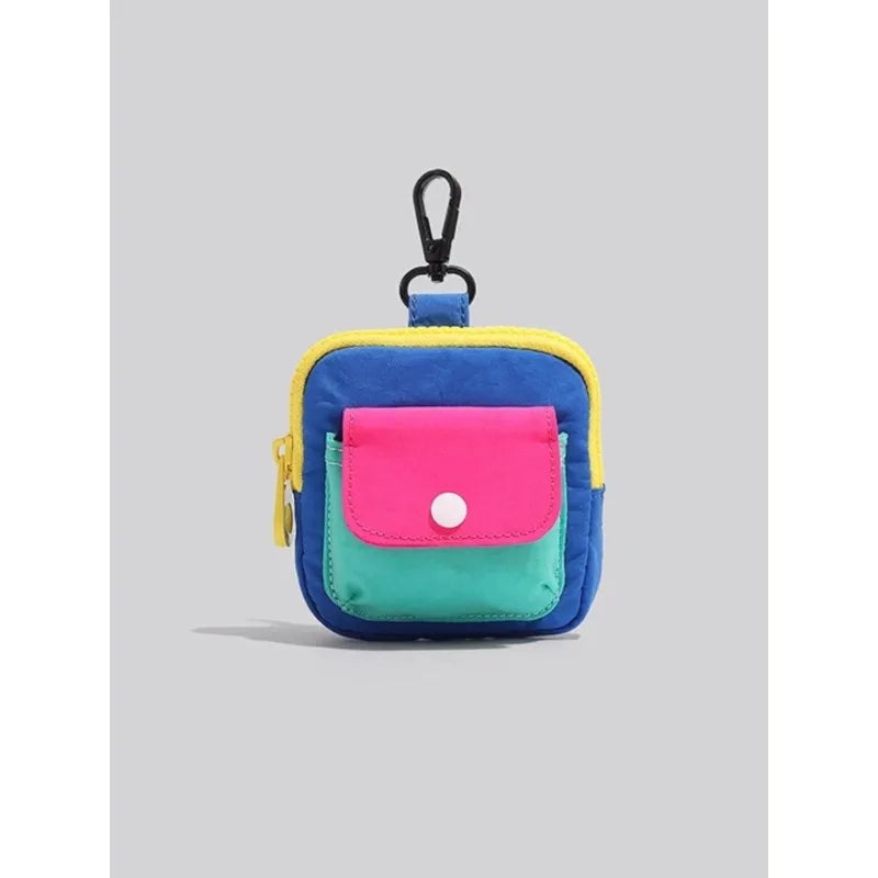 New Niche Coin Wallet, Portable and Compact Color Card Case, Mini Zipper Case