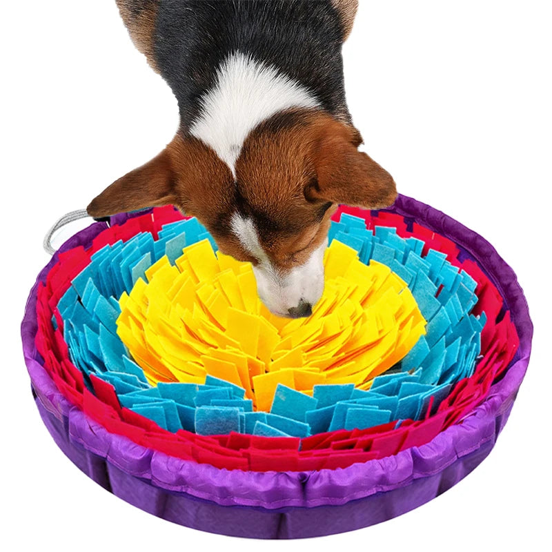 Pet Snuffle Mat Indoor Dog Training Snuff Mat for Cats Dogs Stress Relief and Slow Feeding Mat Washable Dog Toy Pet Supplies