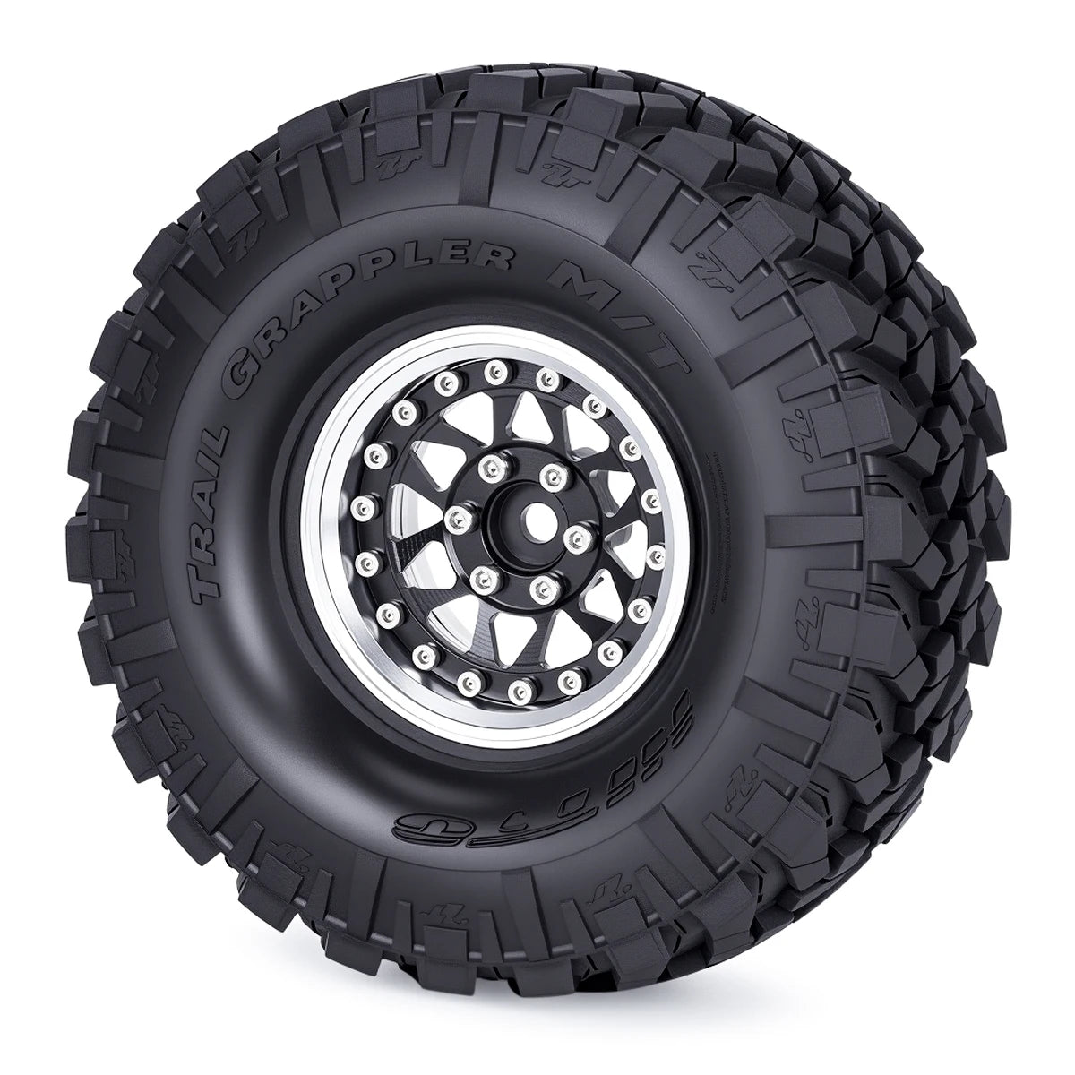 4Pcs 1.9 Aluminum Beadlock Wheel Rims Adjustable Offset 12mm Hex for 1/10 RC Crawler Car TRX4 TRX6 SCX10 90046 GEN7 8 D90 Parts