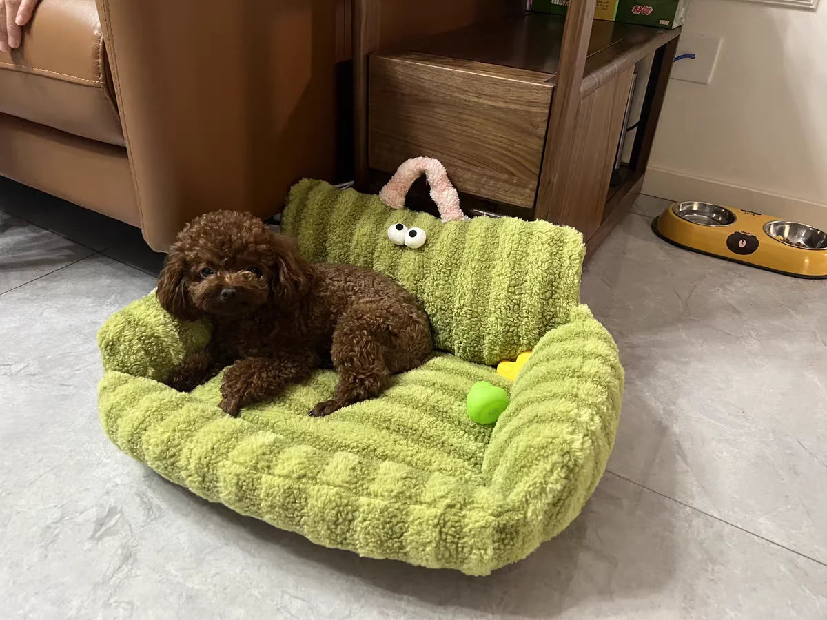 Cushion Winter Bed Puppy Special Sofa Kennel Winter Warm Pet Internet Celebrity Cat Nest Small Dog Dog Sleeping Mat