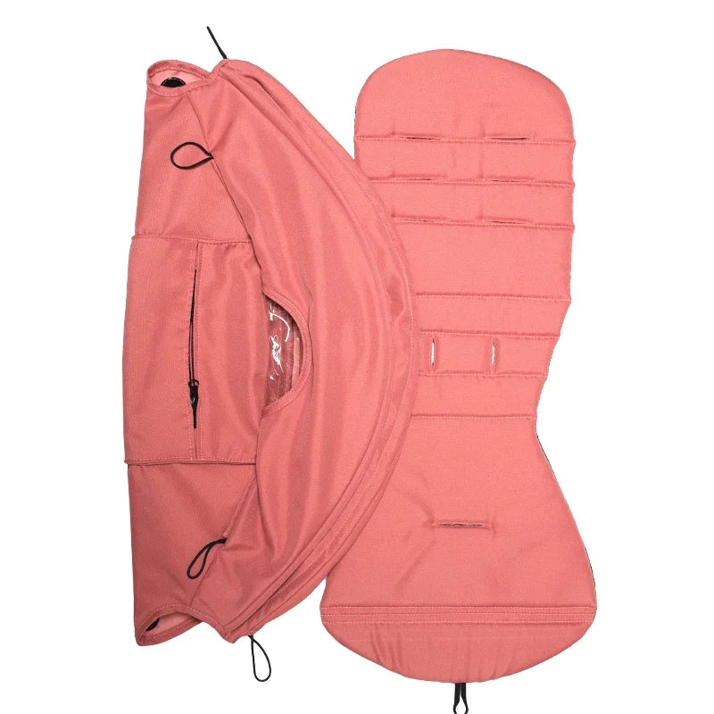 Baby Stroller Accessories 2pcs/set 6+ Sunshade&Mattress Fit for Yoyo/Yoyo3 Thickening UPF50+ Waterproof Canopy With Seat Liner
