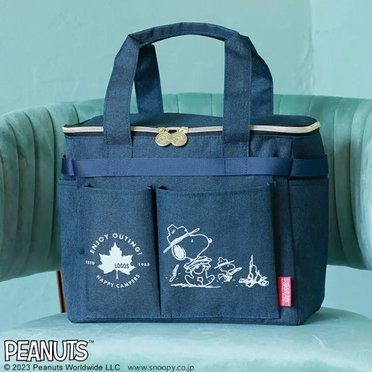 Snoopy Large Capacity Insulated Cooler Lunch Tote Bag Multi Pocket For Outdoor Picnic Camping Work School Food Storage