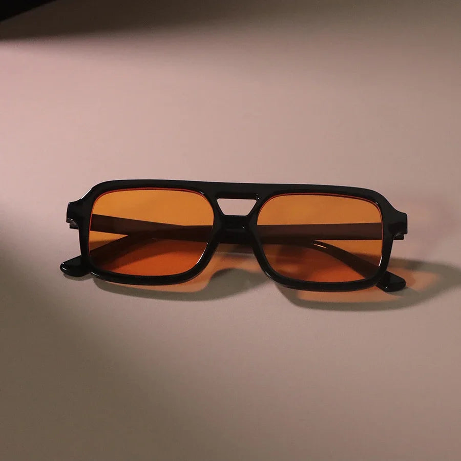 Classic Rectangle Sunglasses Women Men Fashion Vintage Sun Glasses Female Male Designer Casual Travel Shades Oculos De Sol