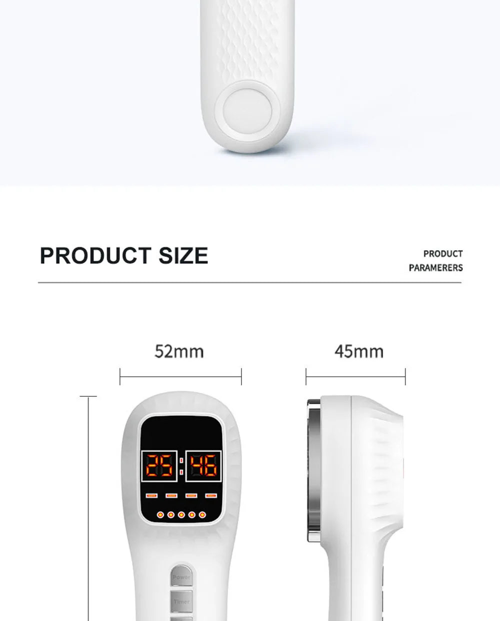 650nm+808nm Handheld Face Body Red Light Infrared Beauty Device Skin Rejuvenation Muscle Joint Body Fatigue Relief Health Care