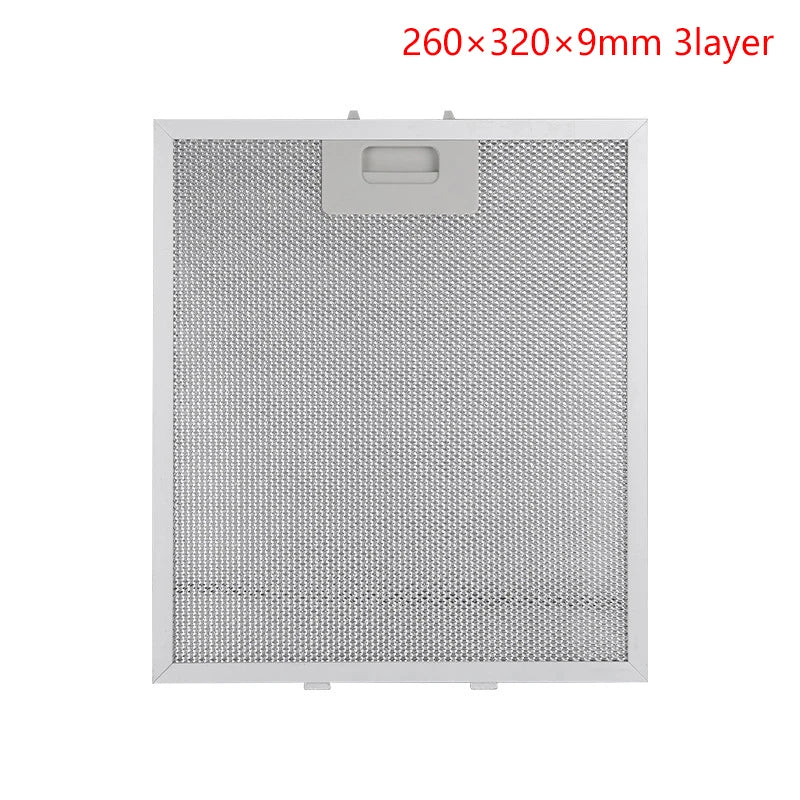 Cooker Hood Filters Metal Mesh Extractor Vent Filter Kitchens Hoods Oil Filter Range Hood Accessories Oil Separation Al Plate