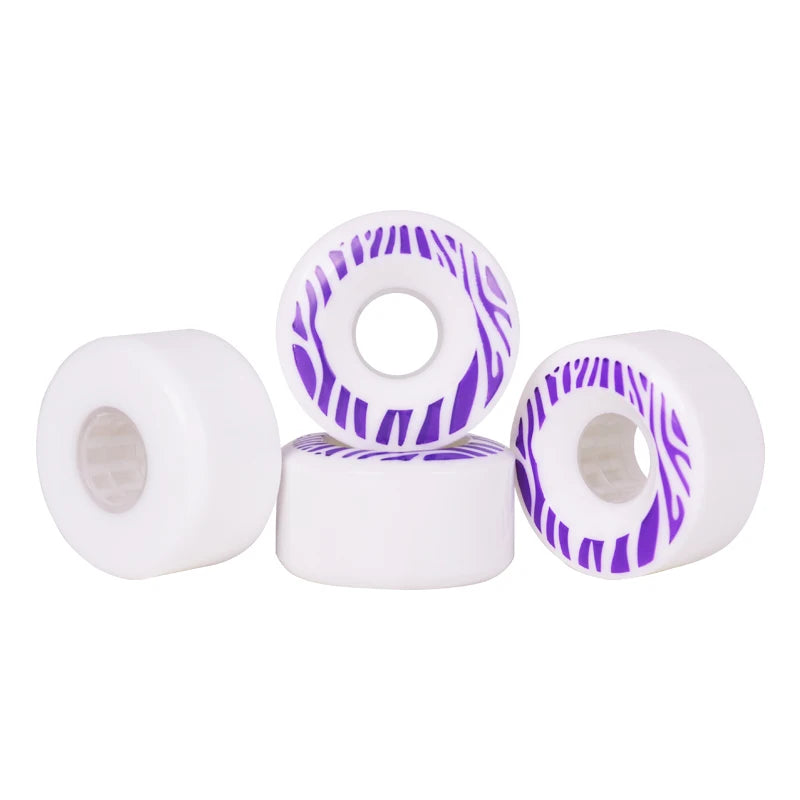 55*32mm Skateboard Wheels 80A HR65% Rebound All-Round Cruiser Trick Wheels for Double Kick Skateboard  Wheel Accessories