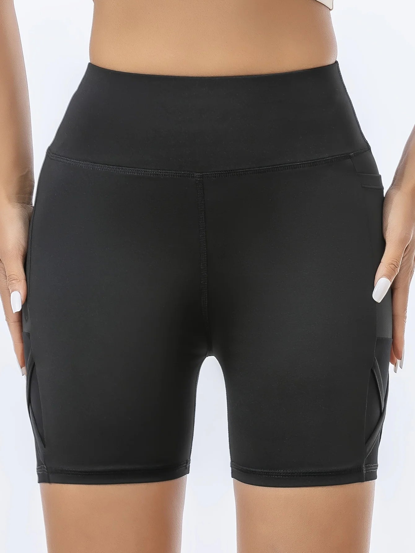 Women's Sports Yoga Shorts Summer Thin High Waist Butt Lifting 3-Inch Running Cycling Shorts Outdoor Pilates Fitness Pants