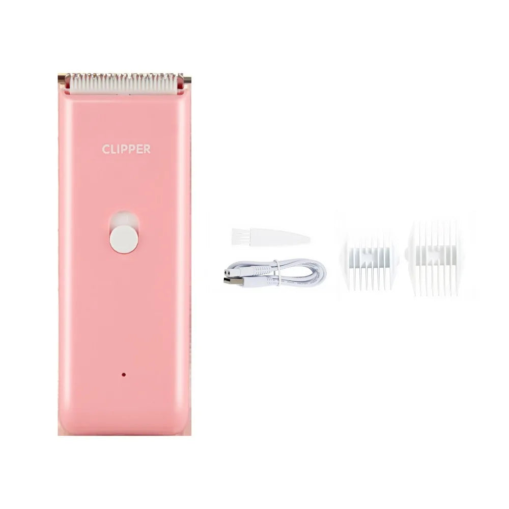 Professional Dog Hair Clipper Waterproof Low Noise Pet Hair Trimmer Wireless Mute Cat Grooming Clipper Home Use